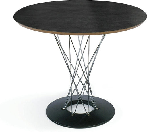 Noguchi Cyclone Dining Table Dining Tables Knoll Ebonized Walnut 36" diameter 