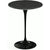 Saarinen Side Table - 16" Round side/end table Knoll Black Ebonized Walnut 