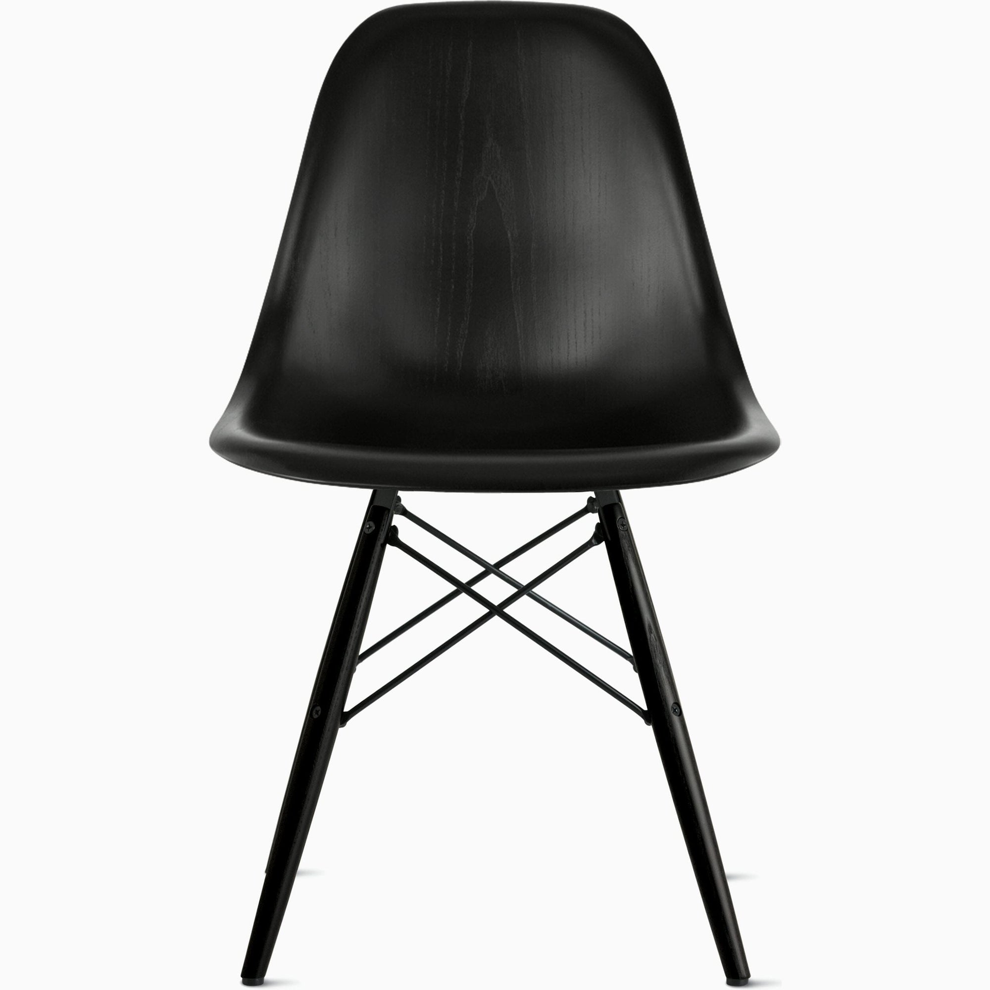 Eames Molded Wood Side Chair with Dowel Base Side/Dining herman miller 