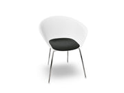 Duna 02 Four Leg Chair With Seat Cushion Chairs Arper 