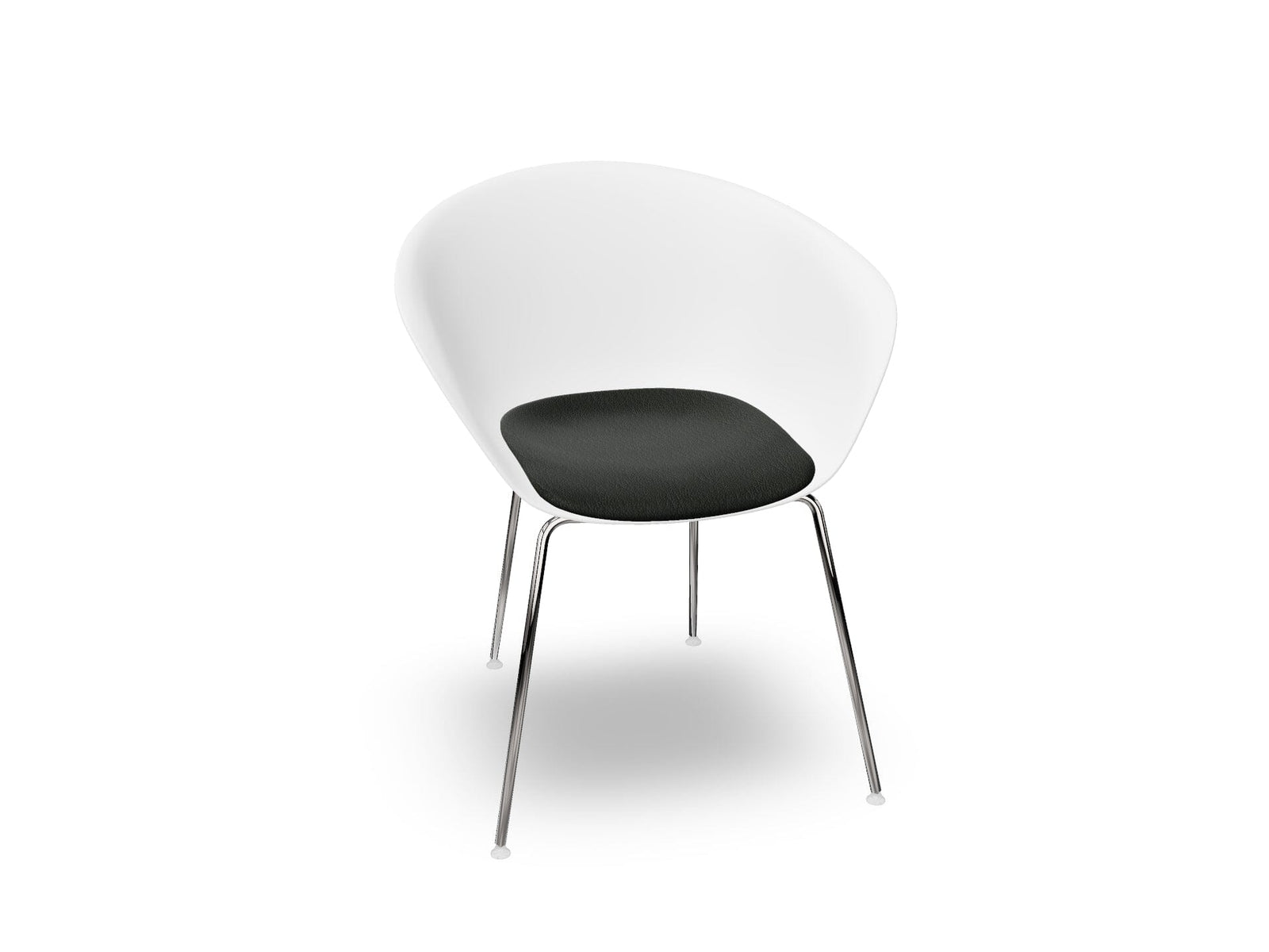 Duna 02 Four Leg Chair With Seat Cushion Chairs Arper 