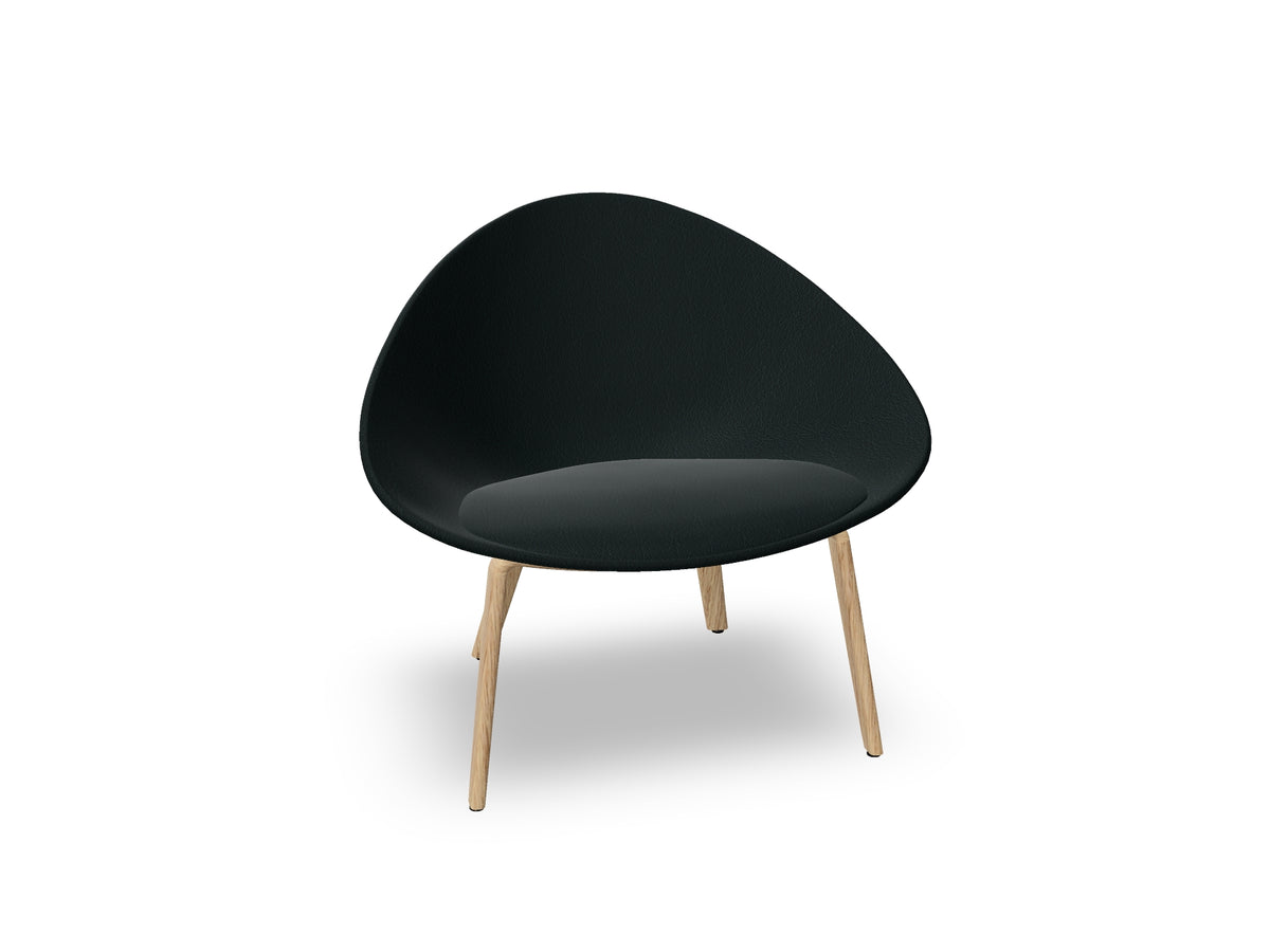 Adell 4 Leg Wood Lounge Chair With Fully Upholstered