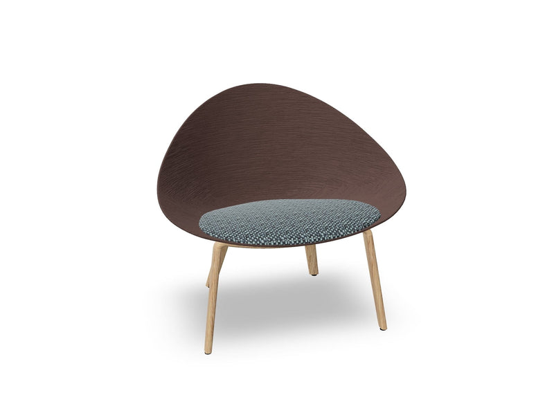 Adell 4 Leg Wood Lounge Chair lounge chair Arper 