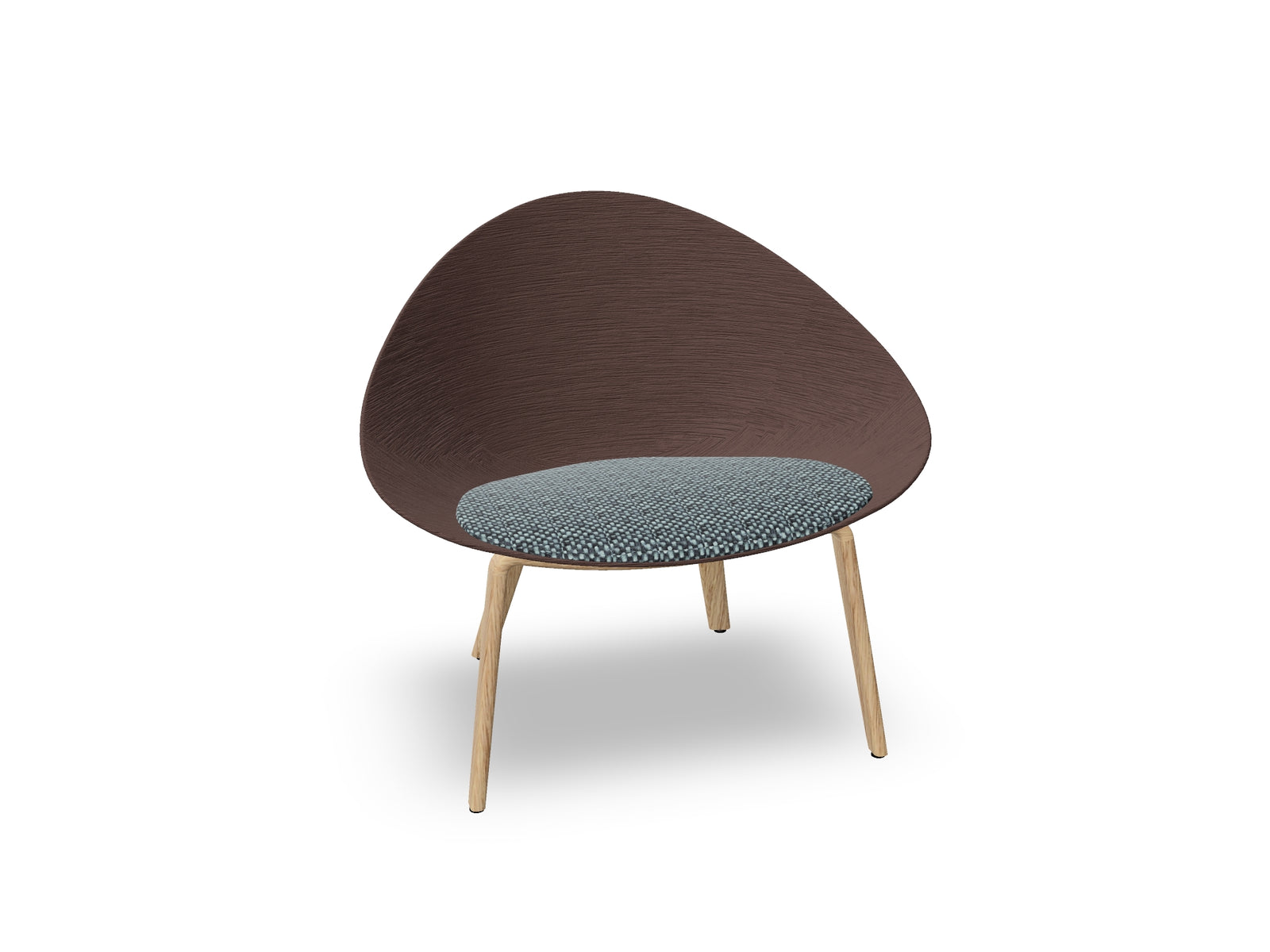 Adell 4 Leg Wood Lounge Chair