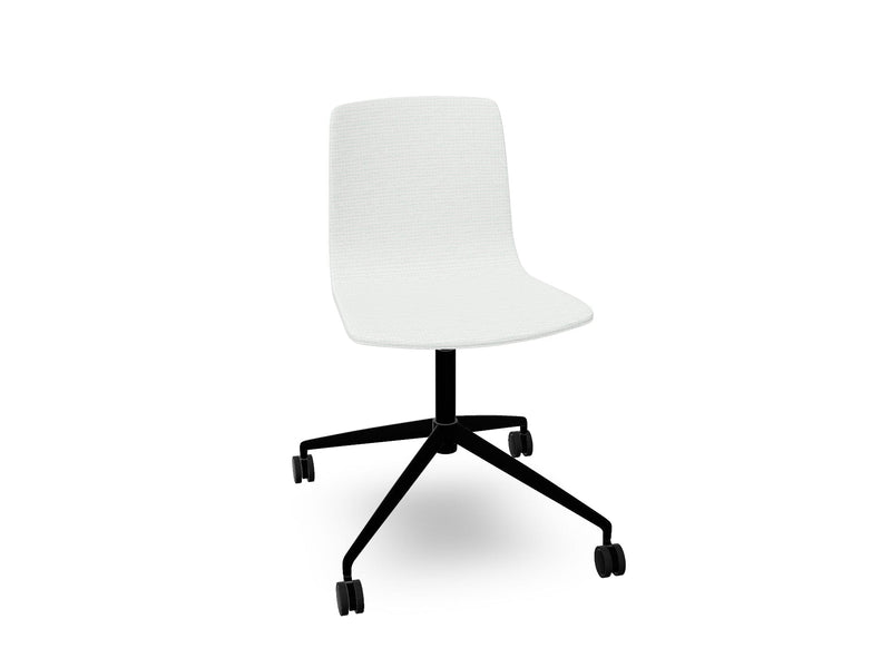Aava 02 Fixed Trestle Base Chair With Fully Upholstered Chairs Arper 