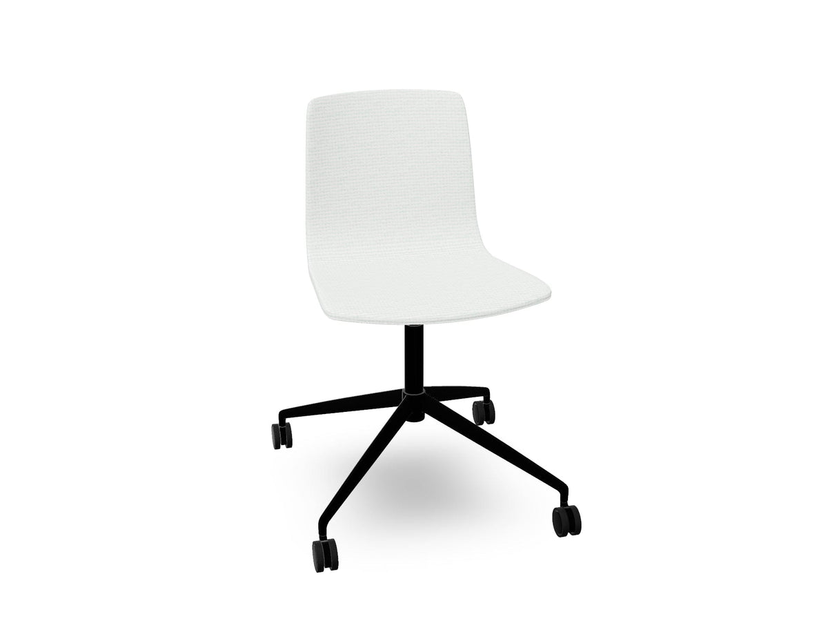 Aava 02 Fixed Trestle Base Chair With Fully Upholstered Chairs Arper 