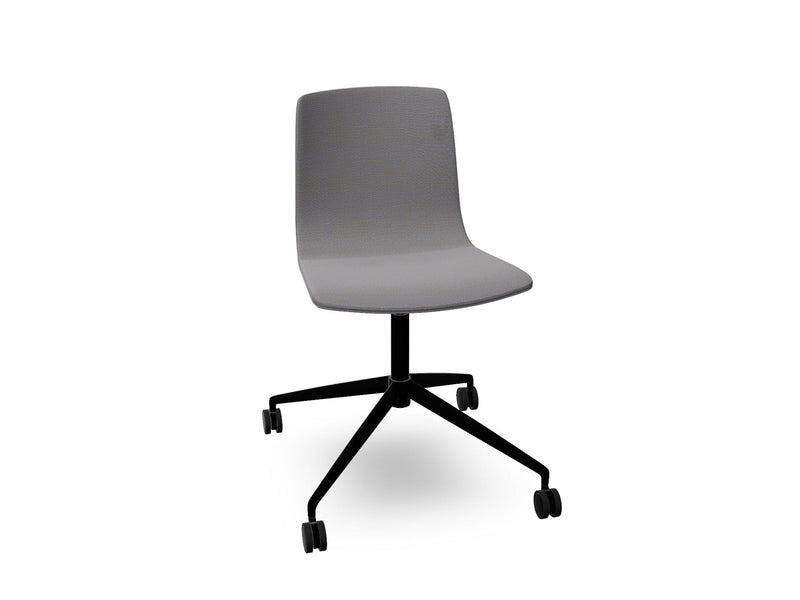 Aava 02 Fixed Trestle Base Chair With Fully Upholstered Chairs Arper 
