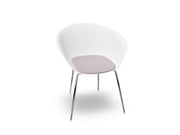 Duna 02 Four Leg Chair With Seat Cushion Chairs Arper 