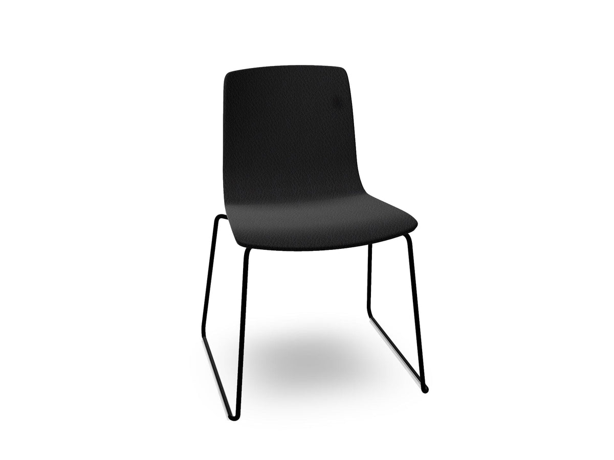 Aava 02 Sled Base Chair With Fully Upholstered Chairs Arper 