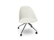 Cila Fully Upholtered Chair With Fixed Trestle Base Chairs Arper 