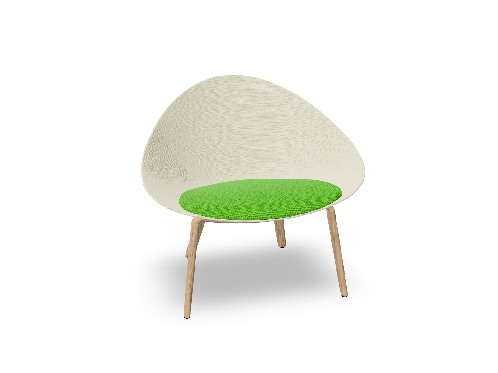 Adell 4 Leg Wood Lounge Chair