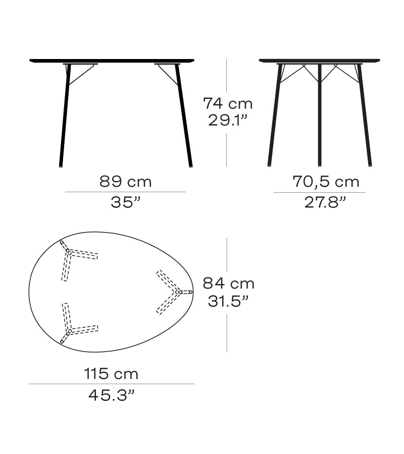 Egg Table Dining Tables Fritz Hansen 