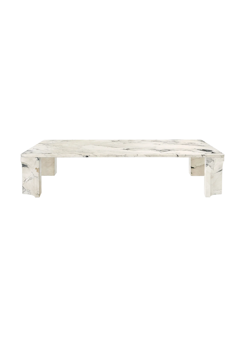 Doric Coffee Table GUBI Electric Grey Large 140 x 80 x 30 cm 