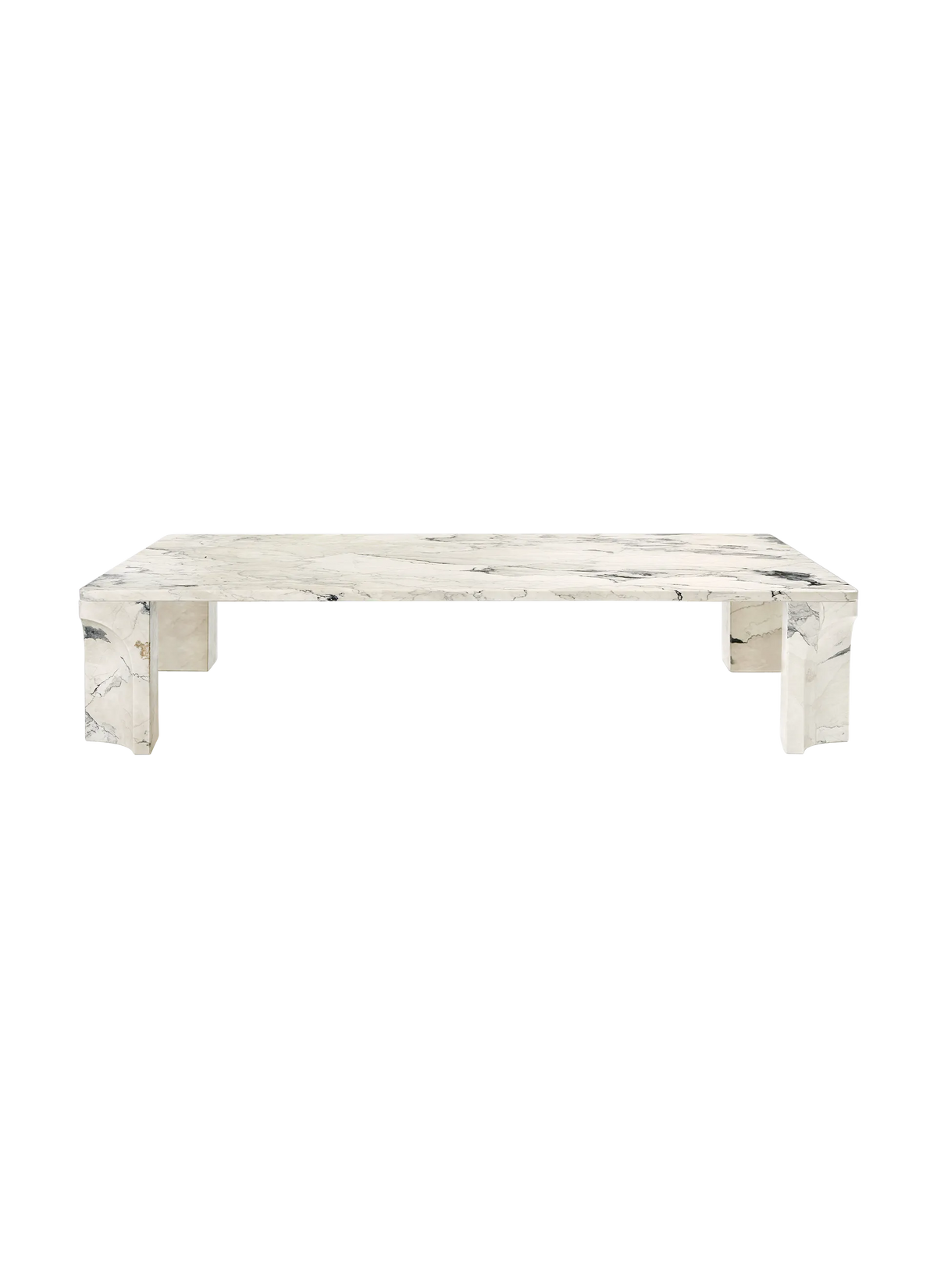 Doric Coffee Table GUBI Electric Grey Large 140 x 80 x 30 cm 