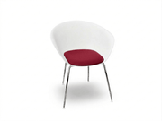 Duna 02 Four Leg Chair With Seat Cushion Chairs Arper 