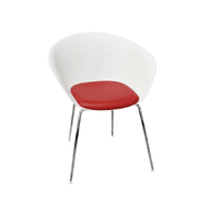 Duna 02 Four Leg Chair With Seat Cushion Chairs Arper 