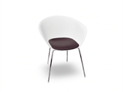 Duna 02 Four Leg Chair With Seat Cushion Chairs Arper 