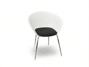 Duna 02 Four Leg Chair With Seat Cushion Chairs Arper 