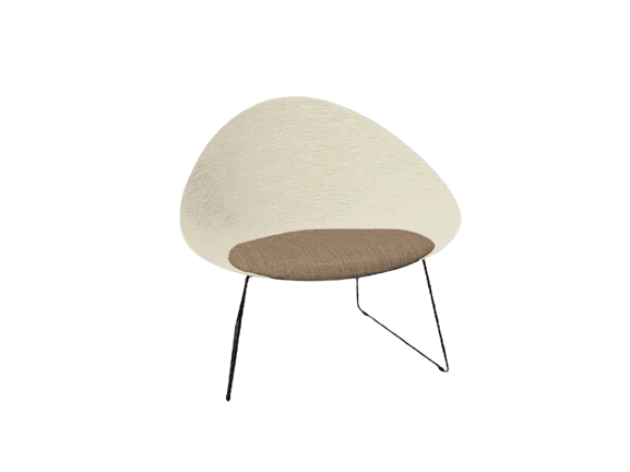 Adell Sled Base Lounge Chair lounge chair Arper 