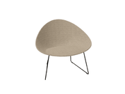 Adell Sled Base Lounge Chair With Fully Upholstered lounge chair Arper 