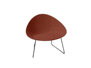 Adell Sled Base Lounge Chair With Fully Upholstered lounge chair Arper 