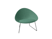 Adell Sled Base Lounge Chair With Fully Upholstered lounge chair Arper 