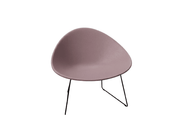 Adell Sled Base Lounge Chair With Fully Upholstered lounge chair Arper 