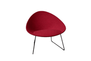 Adell Sled Base Lounge Chair With Fully Upholstered lounge chair Arper 
