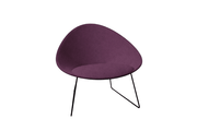 Adell Sled Base Lounge Chair With Fully Upholstered lounge chair Arper 