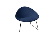 Adell Sled Base Lounge Chair With Fully Upholstered lounge chair Arper 