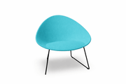 Adell Sled Base Lounge Chair With Fully Upholstered lounge chair Arper 