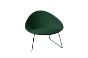 Adell Sled Base Lounge Chair With Fully Upholstered lounge chair Arper 