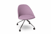 Cila Fully Upholtered Chair With Fixed Trestle Base Chairs Arper 