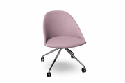 Cila Fully Upholtered Chair With Fixed Trestle Base Chairs Arper 