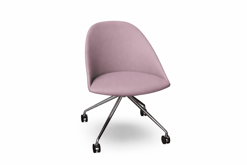 Cila Fully Upholtered Chair With Fixed Trestle Base Chairs Arper 