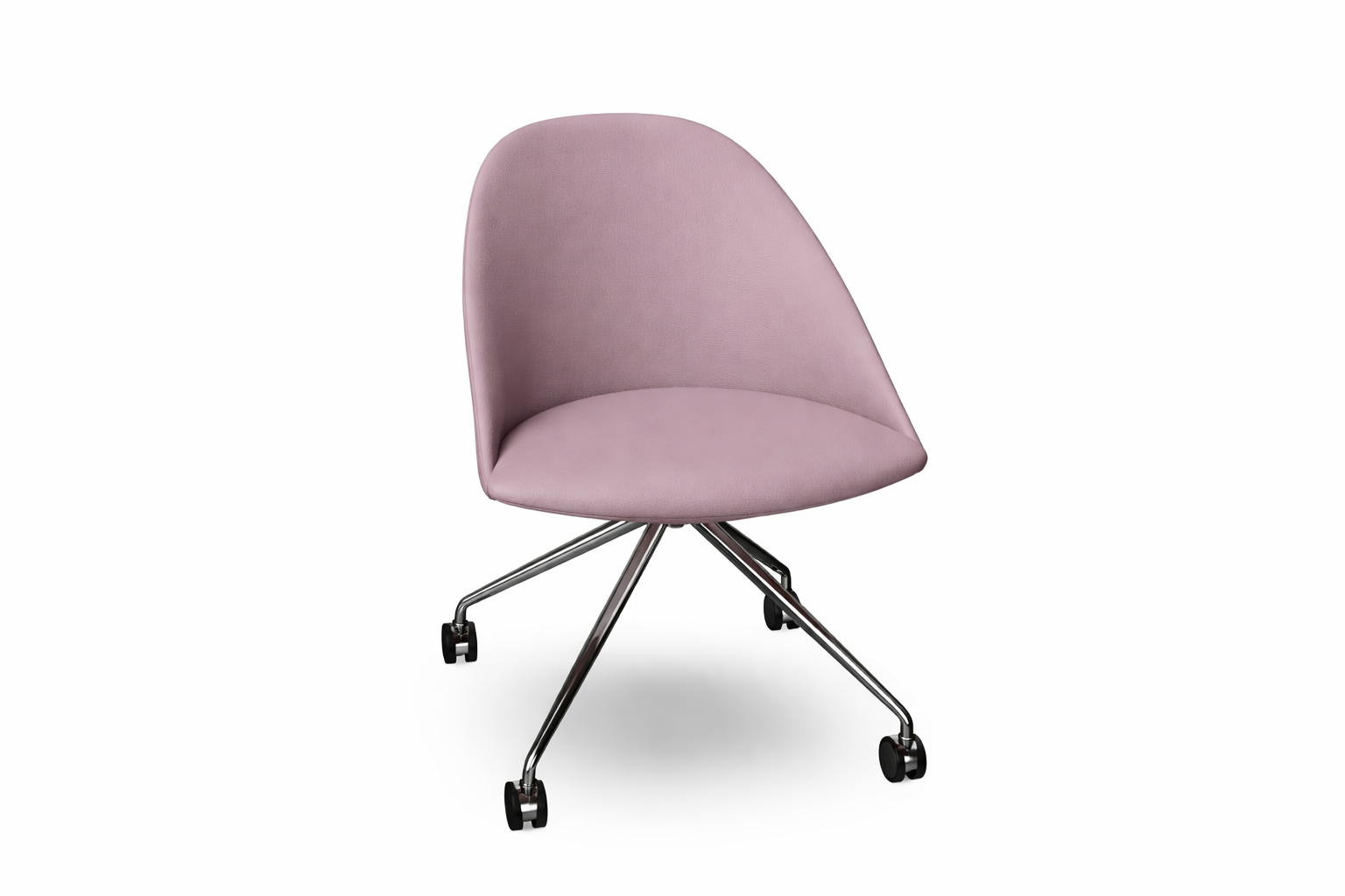 Cila Fully Upholtered Chair With Fixed Trestle Base