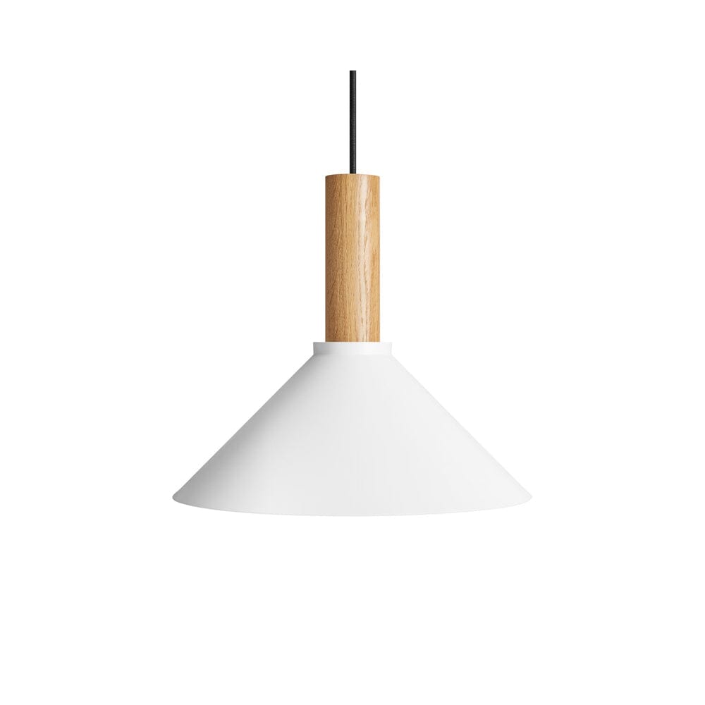 Emblem Pendant Light Pendant Lights BluDot Medium White / White Oak 