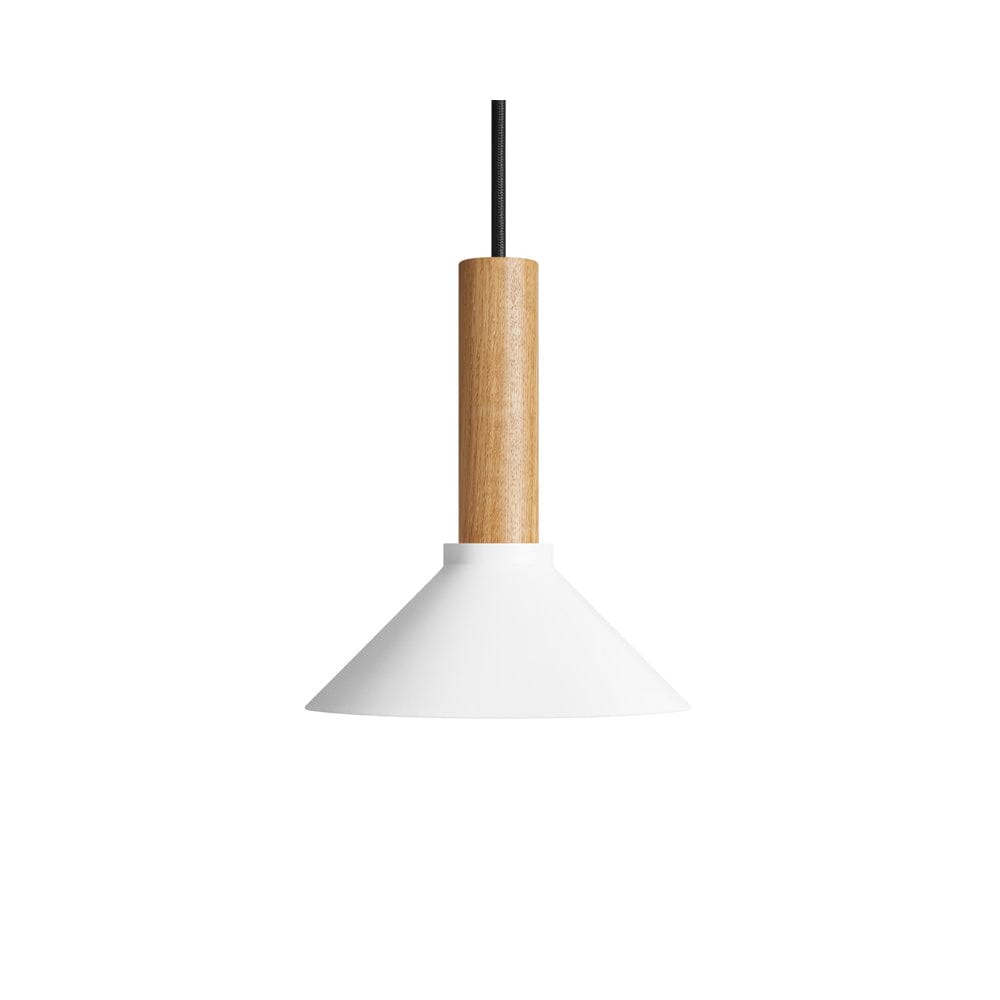 Emblem Pendant Light Pendant Lights BluDot Small White / White Oak 