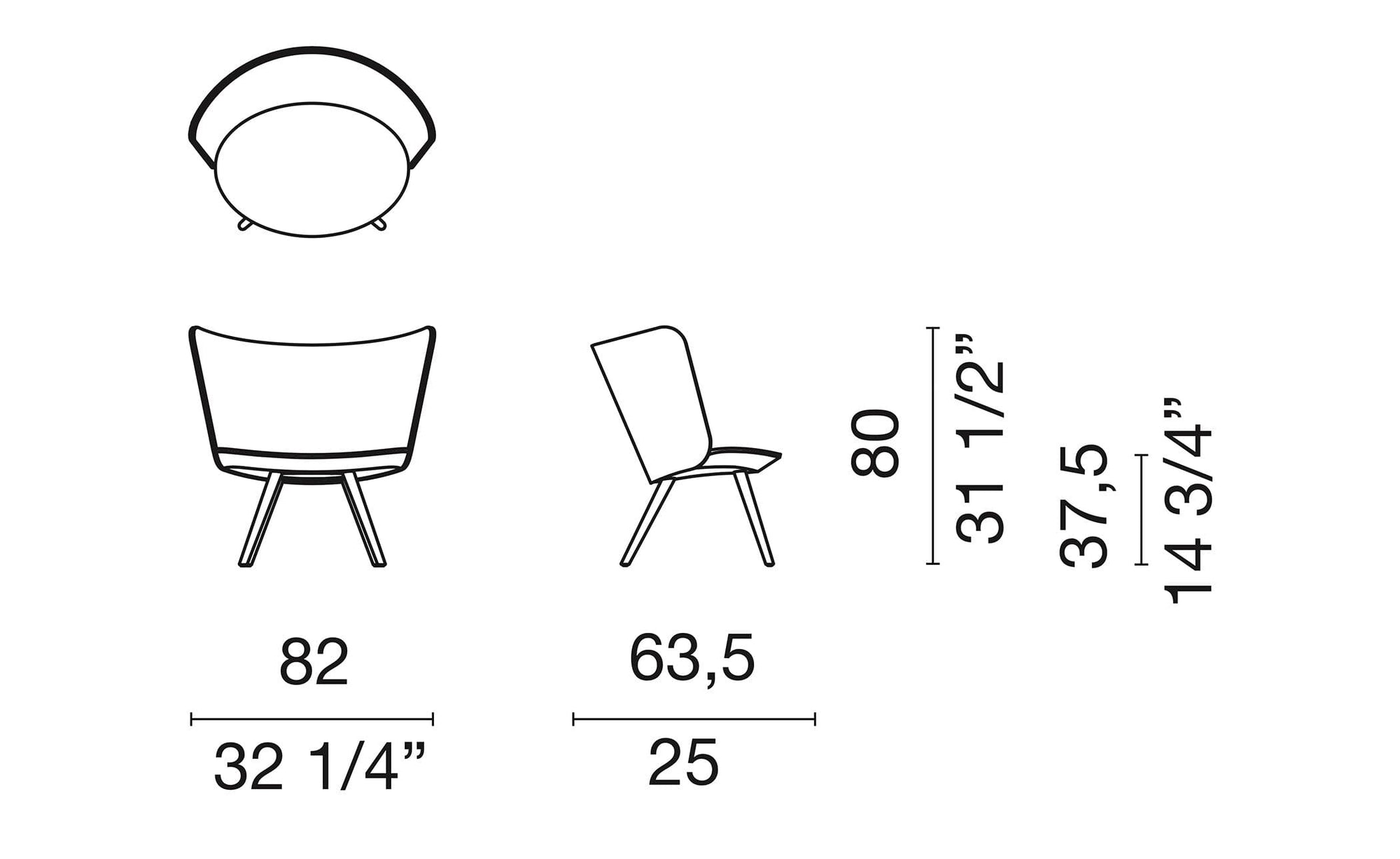 Embroidery Lounge Chair lounge chair Cappellini 