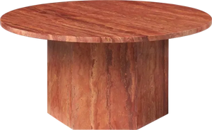 Epic Coffee Table Coffee table Gubi Burnt Red Small-23.6" 