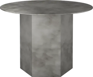 Epic Coffee Table Coffee table Gubi Misty Gray Steel Small-23.6" 