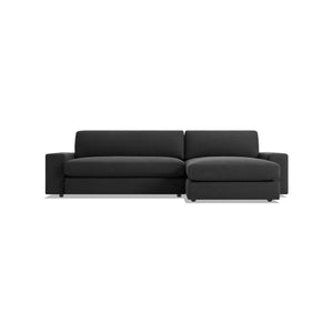 Esker Sofa with Chaise Sofa BluDot Afton Grey Right Chaise 