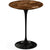 Saarinen Side Table - 16" Round side/end table Knoll Black Espresso marble, Satin finish 