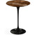 Saarinen Side Table - 16" Round side/end table Knoll Black Espresso marble, Shiny finish 