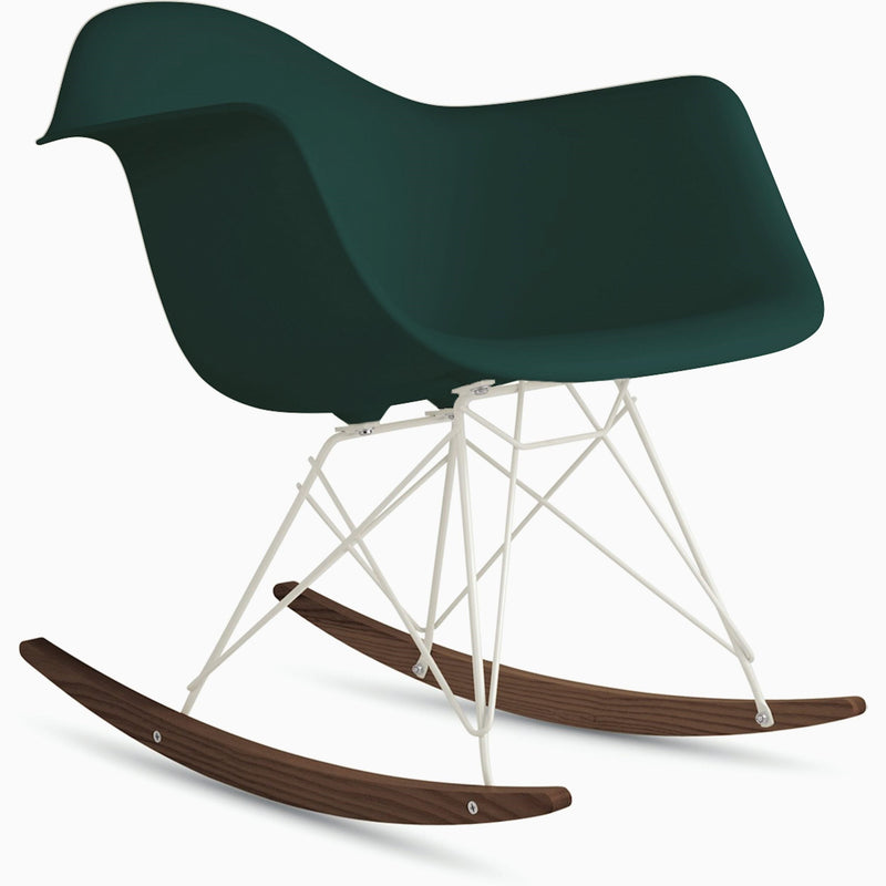 Eames Molded Plastic Armchair Rocker rocking chairs herman miller 