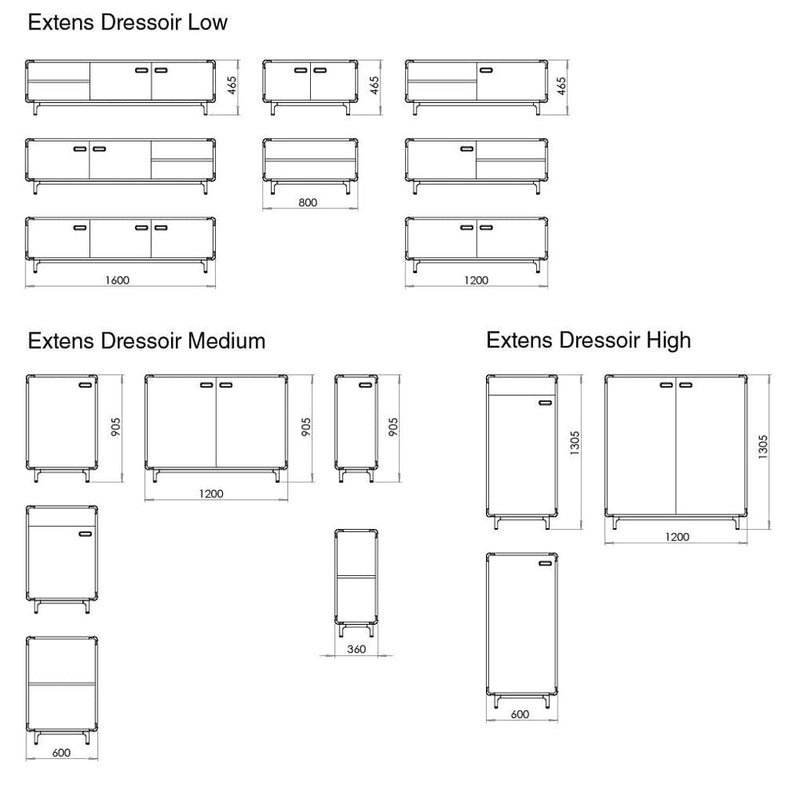 Extens Dressoir Low Sideboard Artifort 