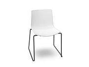 Catifa 46 Polypropylene Bi-Color Sled Base Chair Side/Dining Arper 
