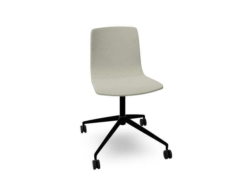 Aava 02 Fixed Trestle Base Chair With Fully Upholstered Chairs Arper 
