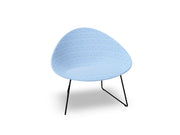 Adell Sled Base Lounge Chair With Fully Upholstered lounge chair Arper 