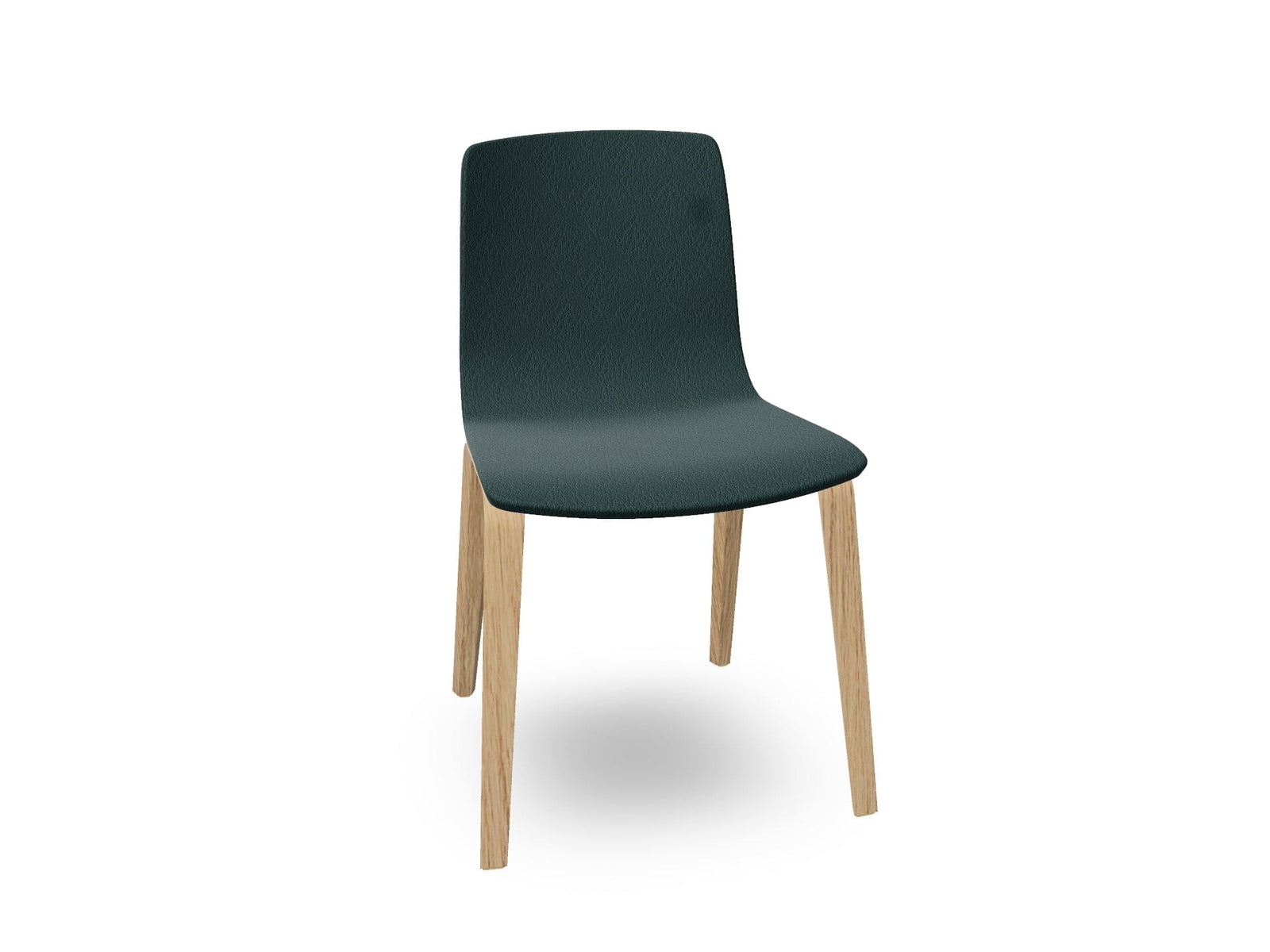 Aava 02-4 Wood Legs Chair With Fully Upholstered Chairs Arper 